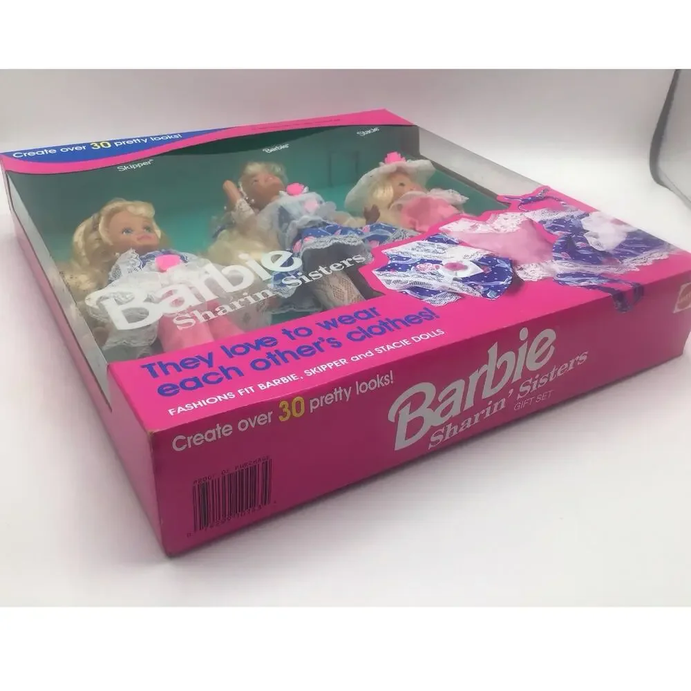 Barbie Sharin Sisters Gift Set 1992 Mattel 10143 Skipper Stacie Dolls NIB New
